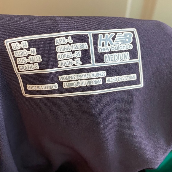 Heidi Klum for New Balance purple/teal hoodie, size M - Picture 5 of 5